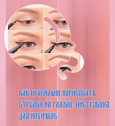 Как научиться рисовать стрелки на глазах подводкой